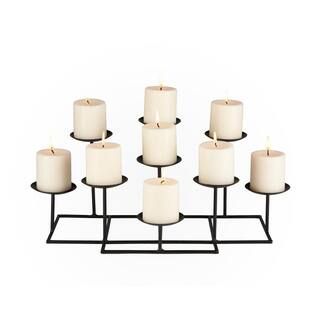 Southern Enterprises 21.5 in. 9-Candle Candelabra Free Standing FA2115 - The Home Depot | The Home Depot