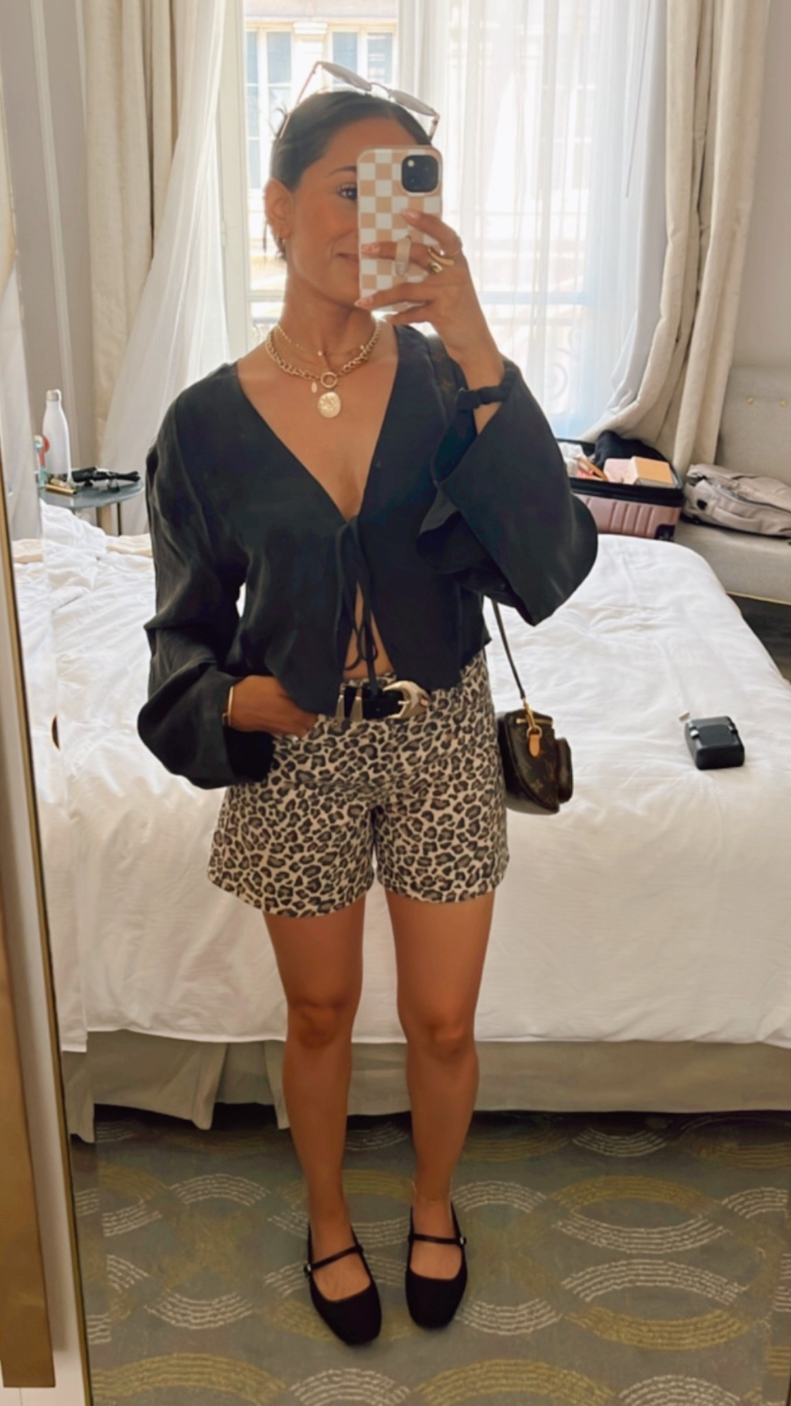 Paris outfit idea
Leopard shorts


#LTKStyleTip #LTKSummerEdit #LTKSaleAlert