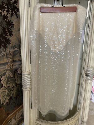 Jason Wu Ivory Tulle Layered Sequin Midi Skirt SZ 6 Trendy Sold Out ElsewhereNew | eBay US