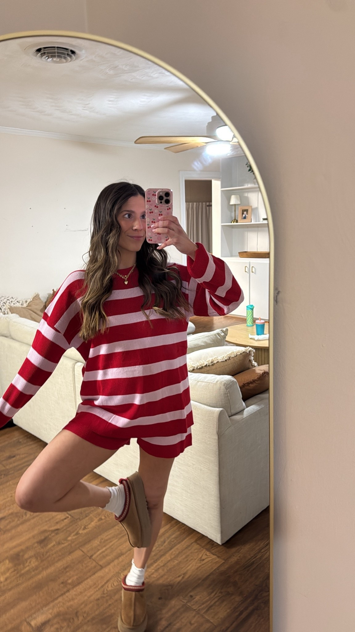 Cutie striped set! 🍒 wearing  size medium

#LTKootd #LTKSaleAlert #LTKgrwm