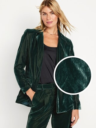 Velvet Blazer for Women | Old Navy (US)