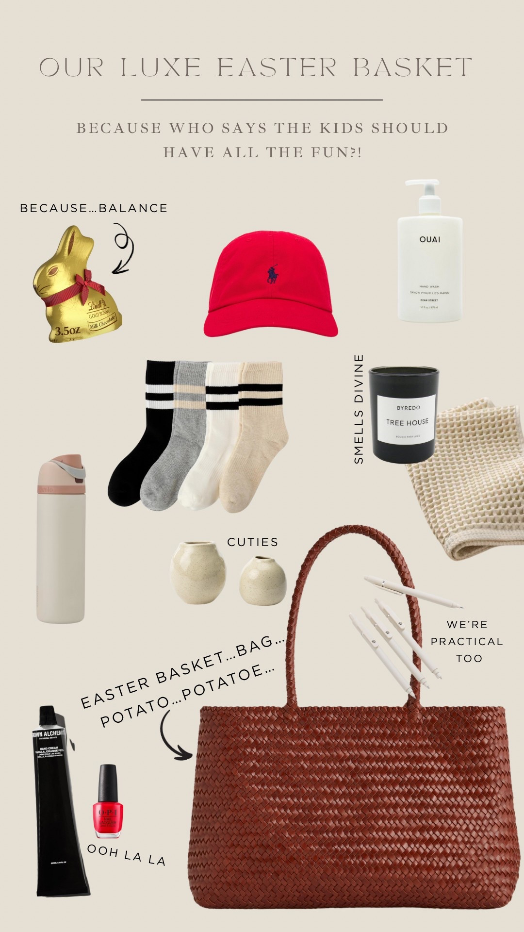 Because why should the kids have all the fun? Think self-care favorites, treats, and a few little luxuries we wouldn't mind the Easter bunny leaving on our doorstep.

#LTKGiftGuide #LTKHome
