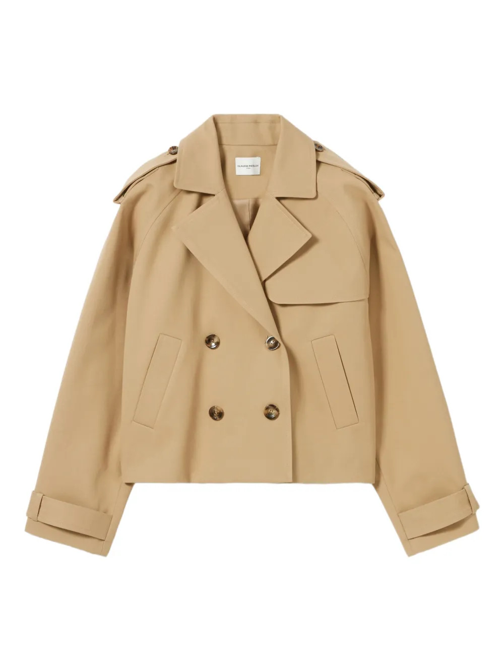 cropped trench jacket | Farfetch Global
