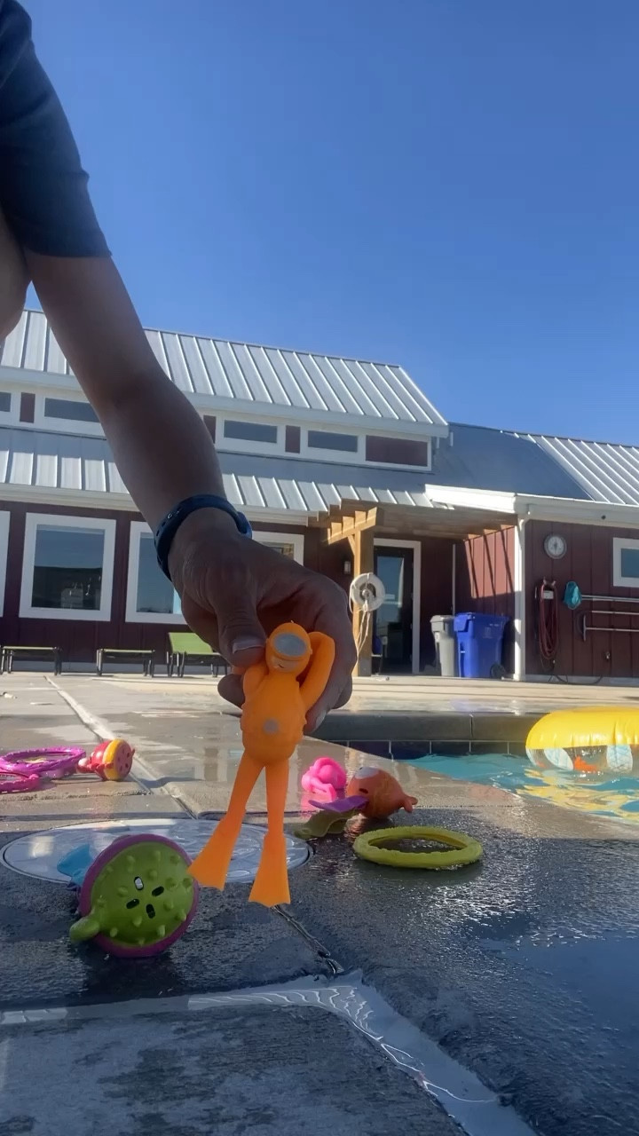 If I’m going to be throwing in diving toys for my kids, minus we’ll make
It fun. These flying diving toys are so fun and can really get some good air 😂 Get them at Walmart  

#LTKkids #LTKswim #LTKSeasonal