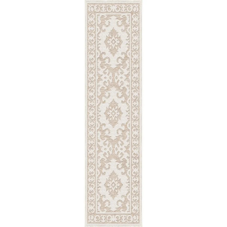 My Texas House Belford Reversible Indoor/ Outdoor Area Rug, Natural Driftwood, 1'11" x 7'6" Runne... | Walmart (US)