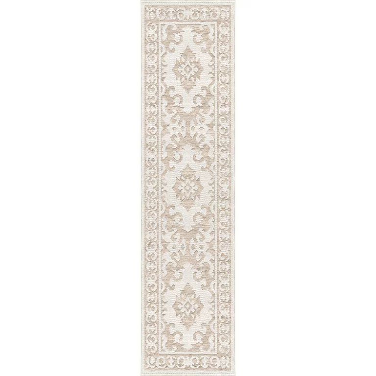 My Texas House Belford Reversible Indoor/ Outdoor Area Rug, Natural Driftwood, 1'11" x 7'6" Runne... | Walmart (US)