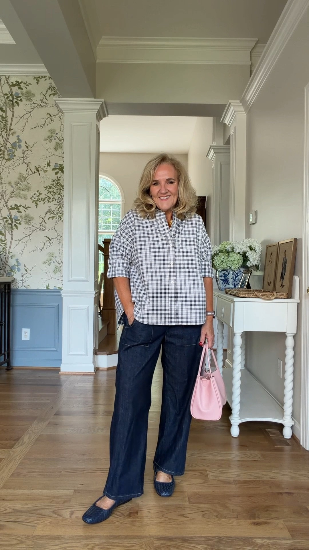 The Mabel blouse in plaid! I wear a small 
Jeans size medium petite and they’re pretty generous 

Anthropologie new arrivals fall outfits plaid blouse

#LTKOver40 #LTKPetite #LTKootd