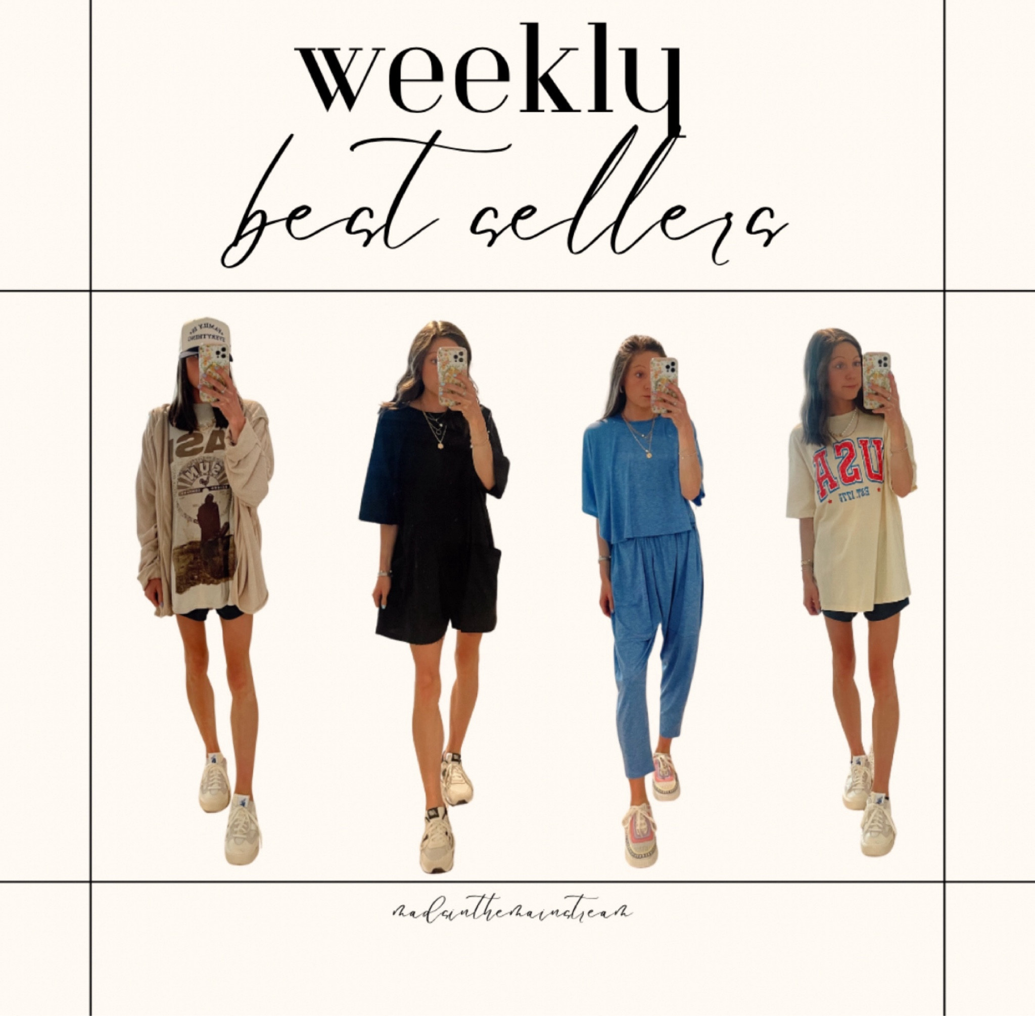 Weekly best sellers 

#LTKShoeCrush #LTKGiftGuide #LTKActive