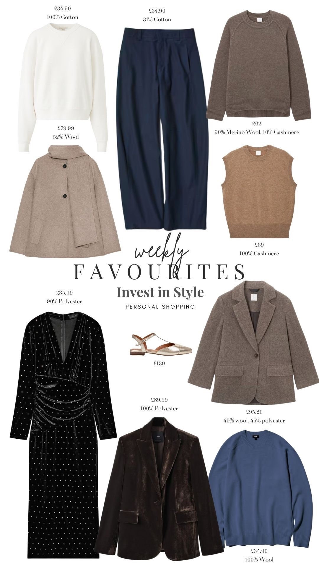 What you have been loving this week! ✨

Winter Style, Winter Outfit, Winter Outfit Inspiration, Party wear, Christmas, Party Season, Wool Coat, Knitwear, Uniqlo Trousers 
 

#LTKuk #LTKwinter #LTKeurope