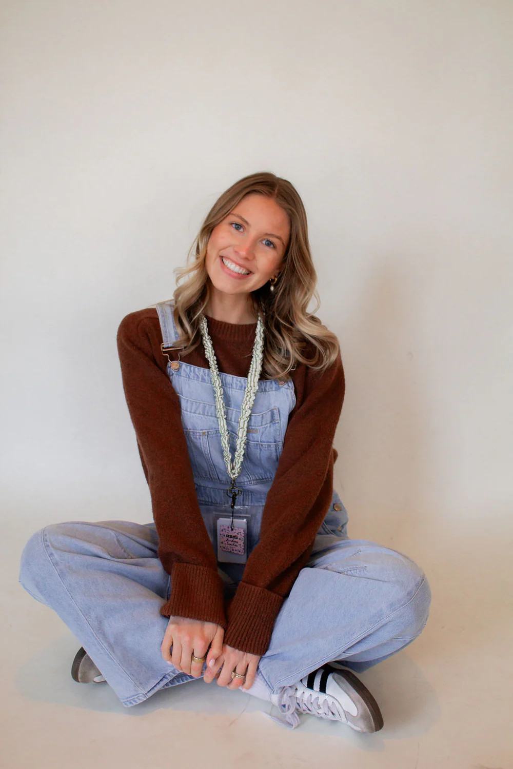 Green Striped Lanyard | Shop Andi