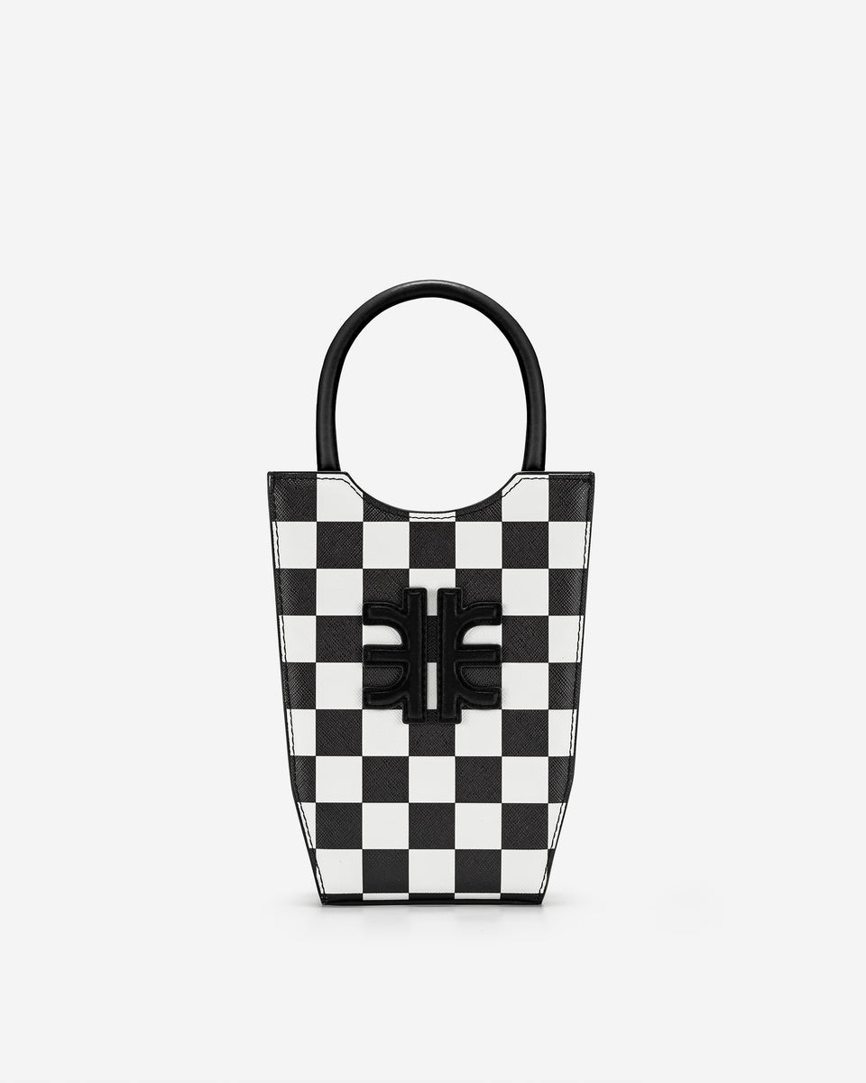 FEI Checkerboard Phone Bag - Black & White | JW PEI US
