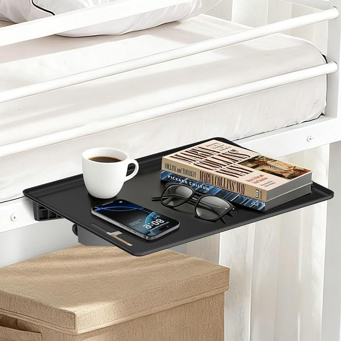 Bedside Shelf for Bed Dorm Room & Top Bunk, College Dorm Room Essentials, Loft Bed, Bunk Bed Shel... | Amazon (US)