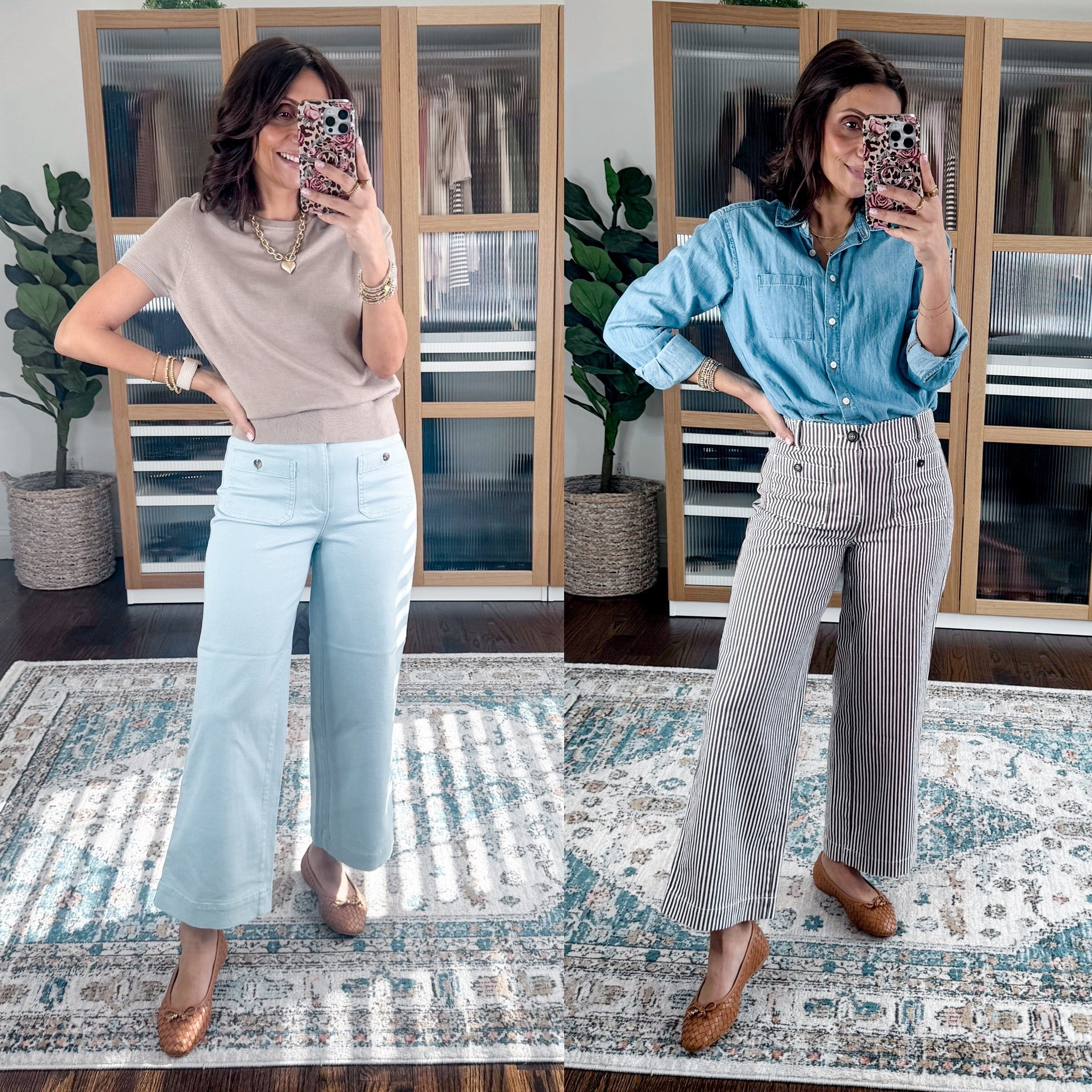 My favorite Loft pants 
Palmer wide leg crop wearing 0 

#LTKWorkwear #LTKSaleAlert #LTKOver40