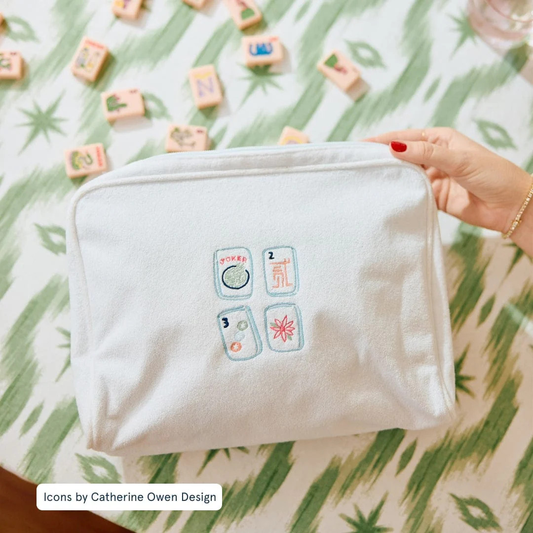 Large Signature Toiletry Bag | Weezie Towels | Weezie Towels