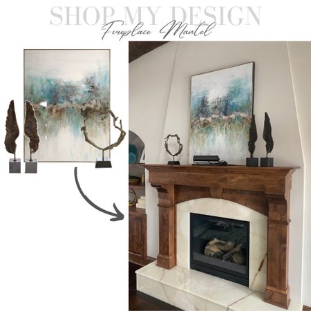 From design to reality - transitional fireplace mantel design with abstract, art and decorative bronze objects

#interiorstyling #decorating #interiordesign #homedecor

#LTKhome #LTKsalealert #LTKstyletip