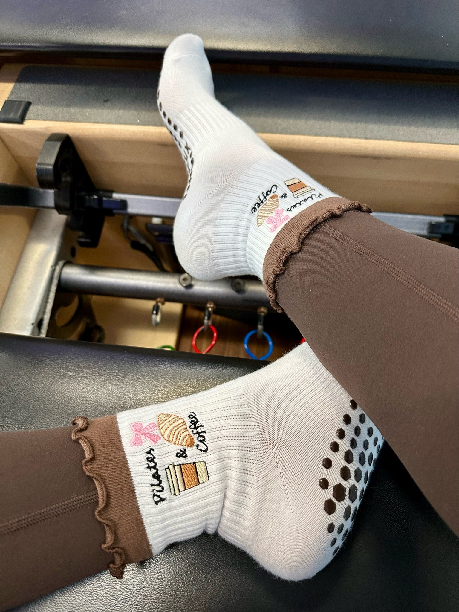 Cutesy Pilates socks🎀☕️✨

#LTKStyleTip #LTKActive