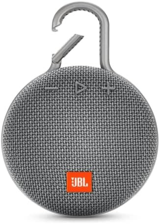 JBL Clip 3, Gray - Waterproof, Durable & Portable Bluetooth Speaker - Up to 10 Hours of Play - In... | Amazon (US)