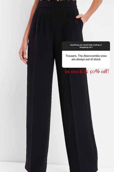 Workwear trousers in stock & on sale for 50% off

#LTKunder100 #LTKworkwear #LTKunder50