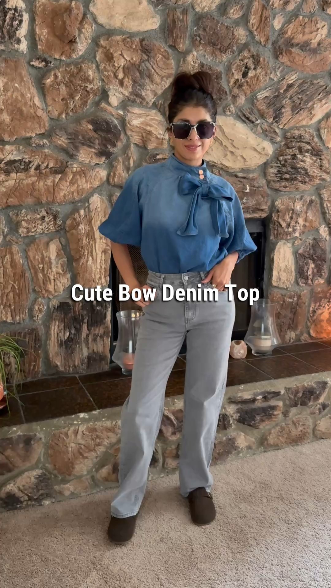Bow detail + puff sleeves = instant cute 🎀
This lightweight denim top is great quality and easy to style with jeans, skirts, or shorts. A versatile everyday piece you’ll keep reaching for 💙
Too size S
Bottom size M
Shoe size 8

denim top, bow top, puff sleeve top, lightweight denim, cute casual tops, spring fashion tops, everyday outfit top, women’s denim shirt, wardrobe staples


#LTKOver40 #LTKFindsUnder50 #LTKSeasonal
