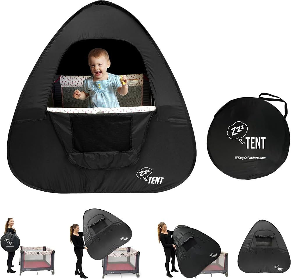 EasyGoProdcuts ZZZ Play & Crib Canopy Blackout Instant Tent – Compatible with Pack ‘n Play, B... | Amazon (US)