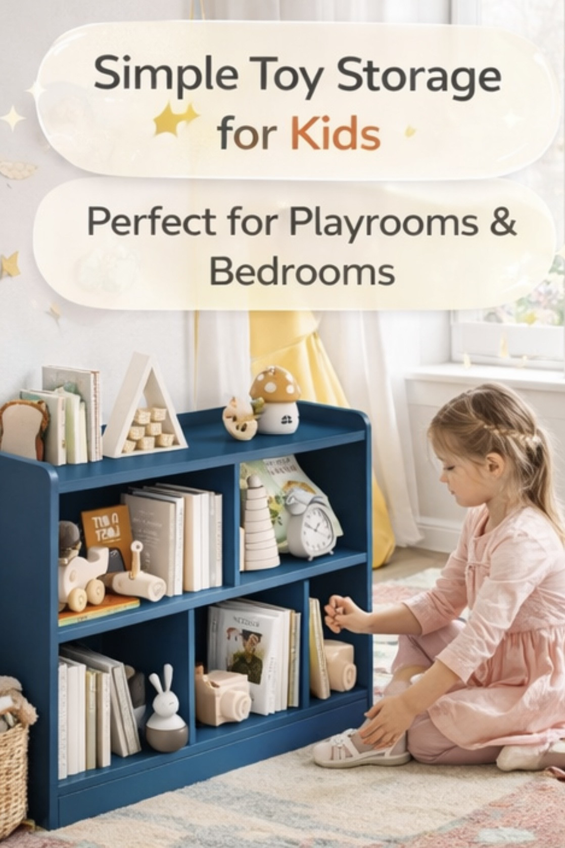 Looking for a Montessori kids bookshelf that makes toy cleanup easy? This low storage cabinet keeps books and toys within reach so little ones can play, learn, and clean up independently. Perfect for playrooms or kids bedrooms. #montessorikids #kidsbookshelf #toyorganization #playroomideas #kidsroomstorage 

 #LTKmomlife #LTKHome #LTKKids