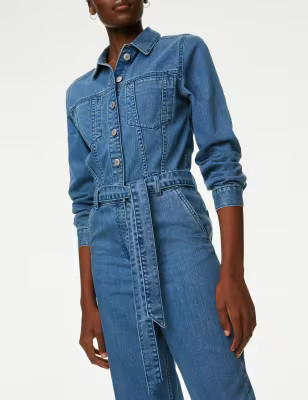Denim Belted Jumpsuit | Marks & Spencer (UK)