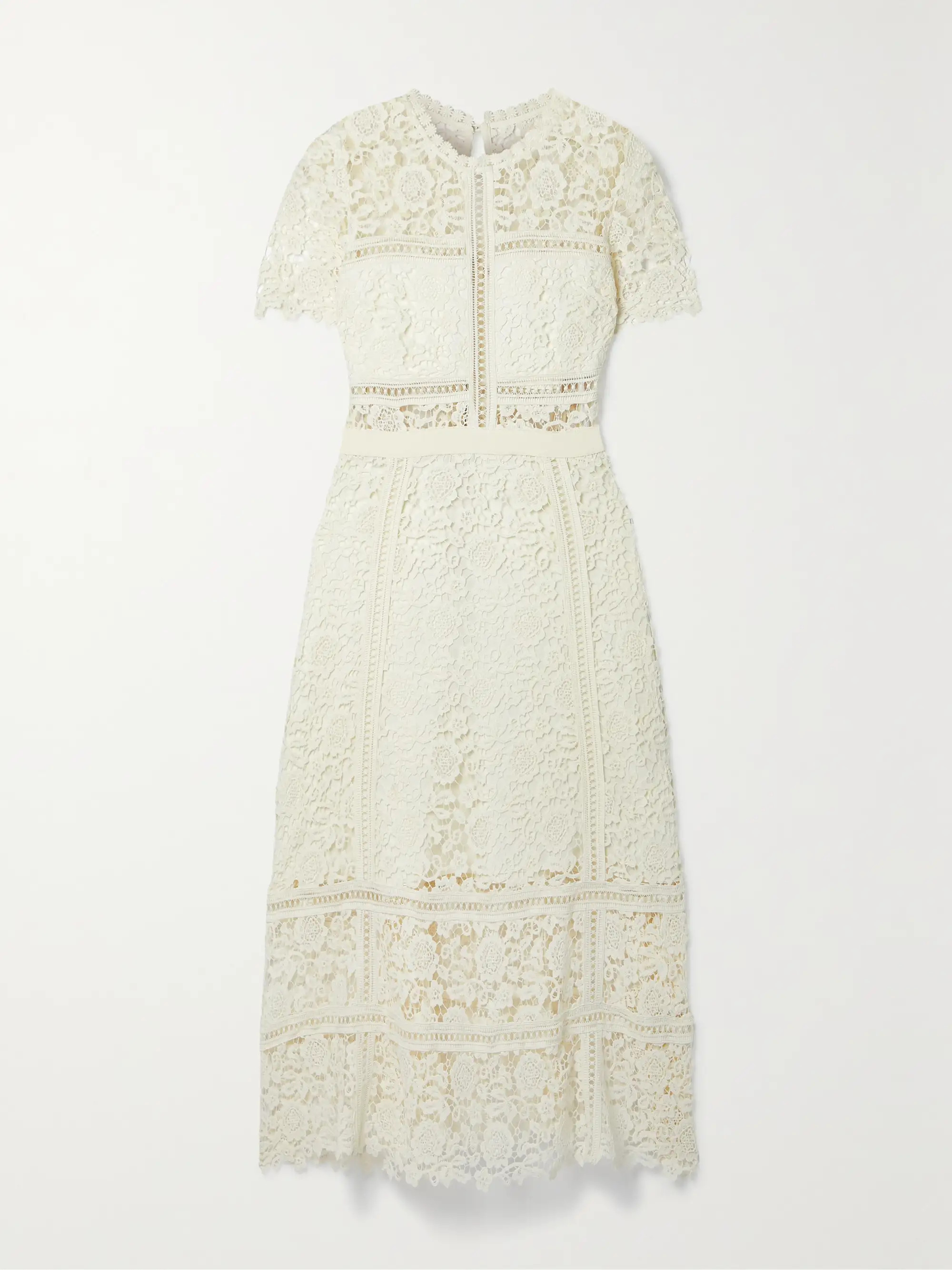 Guipure lace midi dress | NET-A-PORTER APAC