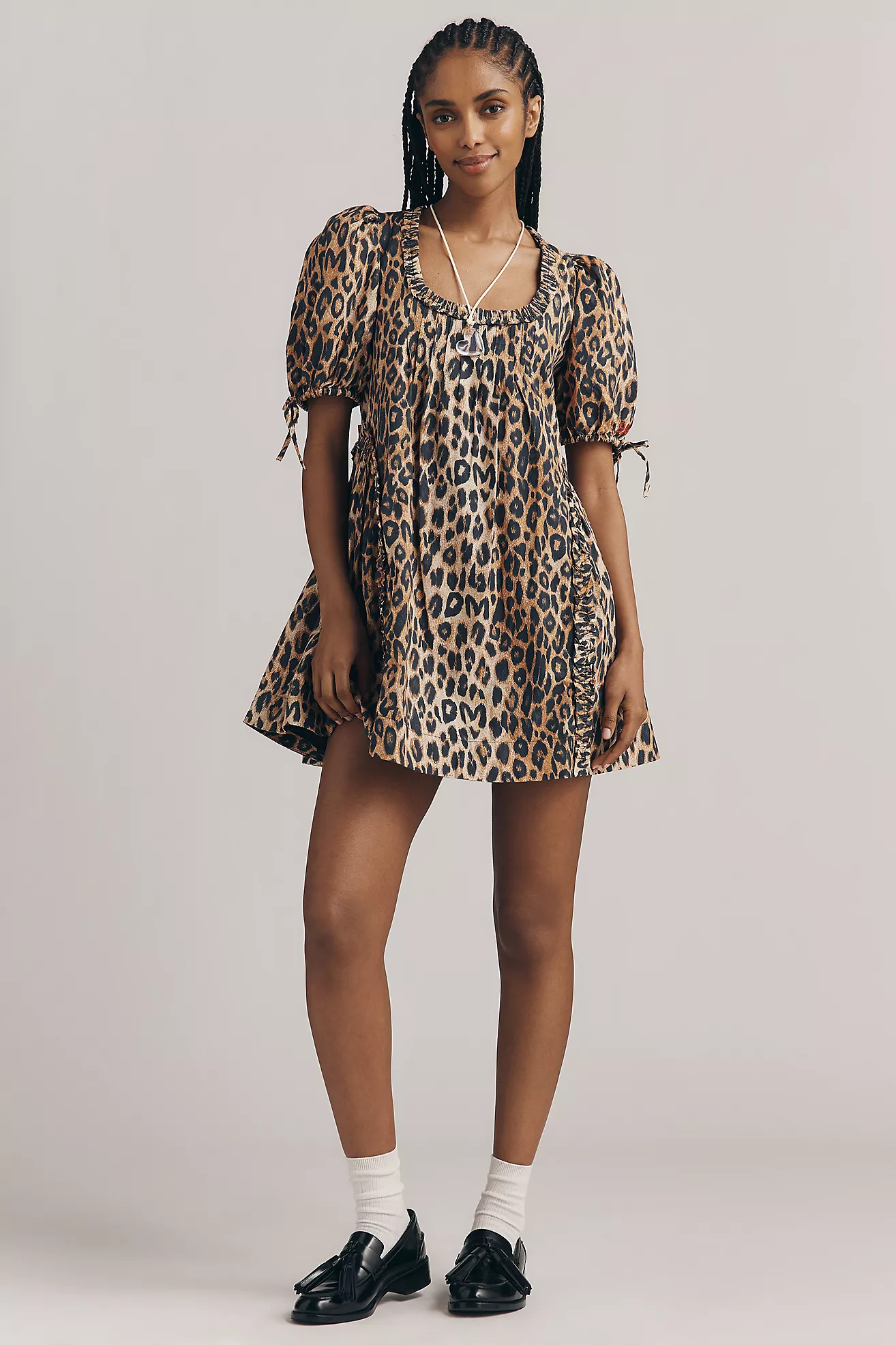 Damson Madder Meri Mini Dress | Anthropologie (US)