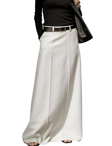 Women's Long Maxi Skirt Elegant High Waist H Line Long Straight Maxi Skirts for Women Casual Floo... | Amazon (US)