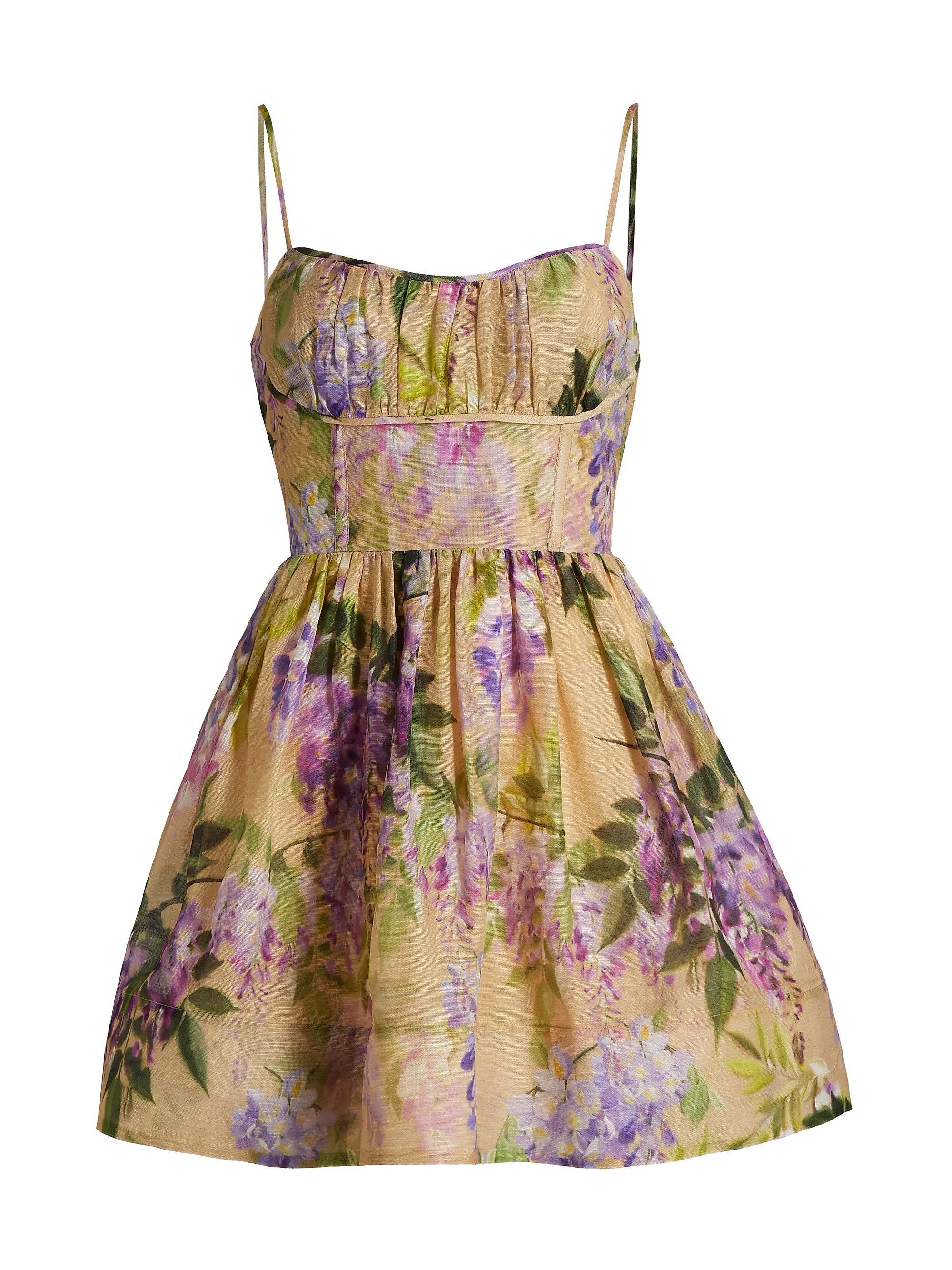 Alba Floral Organza A-Line Minidress | Saks Fifth Avenue