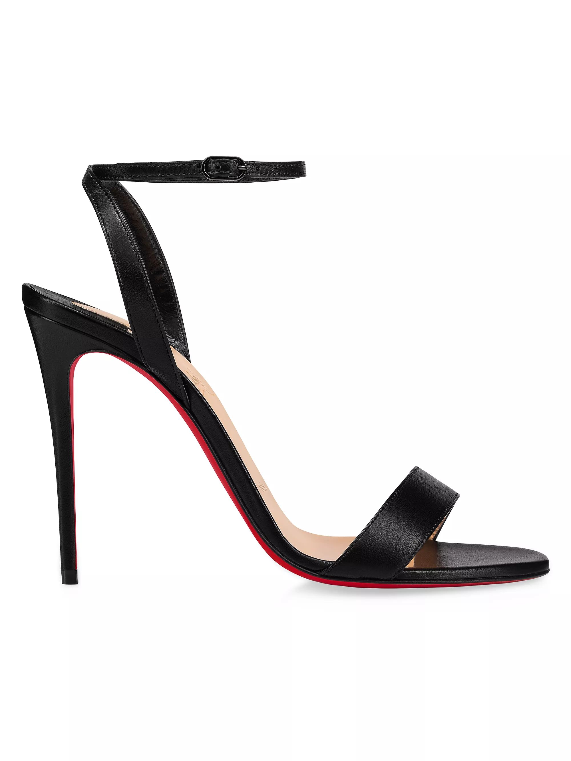 Loubigirl 100MM Leather Sandals | Saks Fifth Avenue