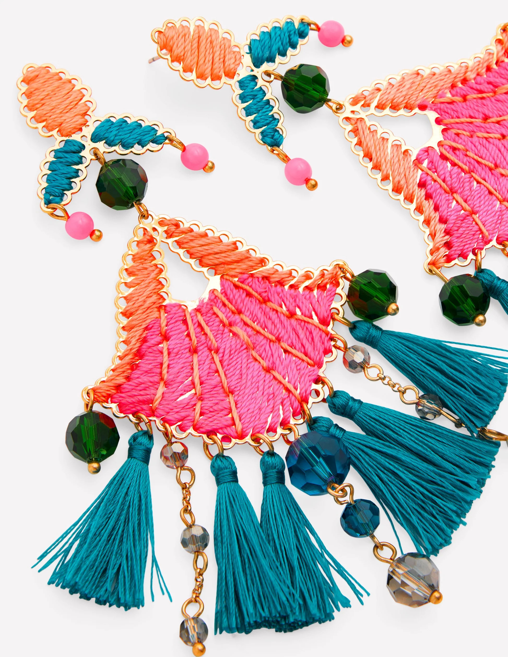 Mega Motif Earrings-Multi | Boden (US)