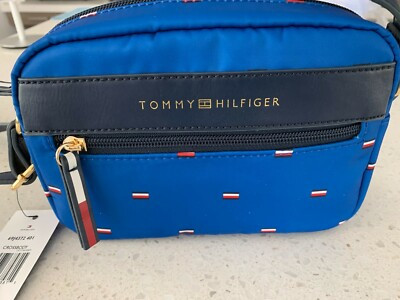 BRAND NEW Tommy Hilfiger Crossbody logo bag Dark Blue  | eBay | eBay US