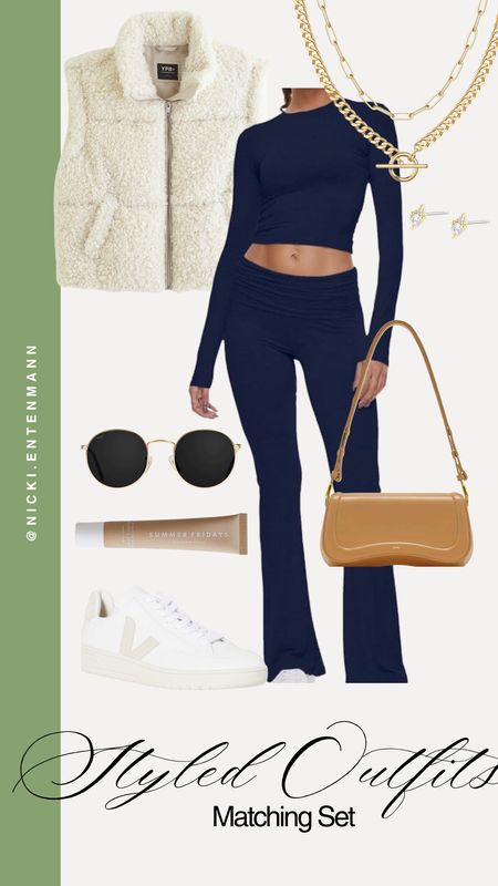 This Amazon 2 piece set feels like Skims! Styled up a spring transitional outfit for us because our spring weather is so I predictable, the Abercrombie vest adds some warmth if the day turns colds 

Amazon fashion, Abercrombie sales, amazon spring outfit, spring trends, spring fashion, styled outfit

#LTKstyletip #LTKSeasonal