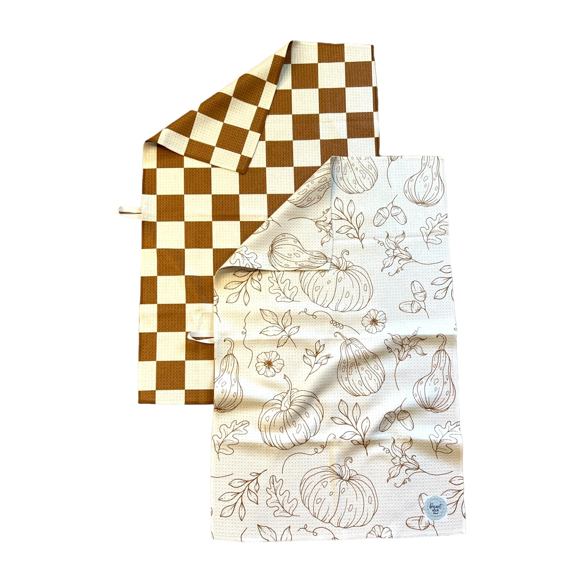 2 Pack Double Sided || Not Your Ordinary Kitchen Towels || Dish Towels || Waffle Weave Microfiber... | Amazon (US)