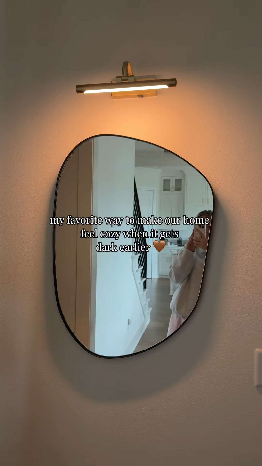My favorite way to make our home feel cozy as it gets dark earlier 🤍 This picture light above our hallway mirror adds the warmest glow — and it’s battery powered, so no wiring or electrician needed. Such an easy way to elevate any space. Linking it here!

#LTKSaleAlert #LTKHome #LTKSeasonal