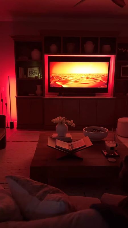 These tower lights are so cool! Definitely worth a splurge. Totally elevates your TV and movie watching experience. You can customize the colors or you can use a sync box to sync the lights with whatever you are watching on TV.

Philips hue, TV light, LED light, tower light

#LTKHome #LTKGiftGuide #LTKVideo
