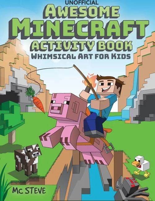 Awesome Minecraft Activity Book : Whimsical Art for Kids (Paperback) - Walmart.com | Walmart (US)