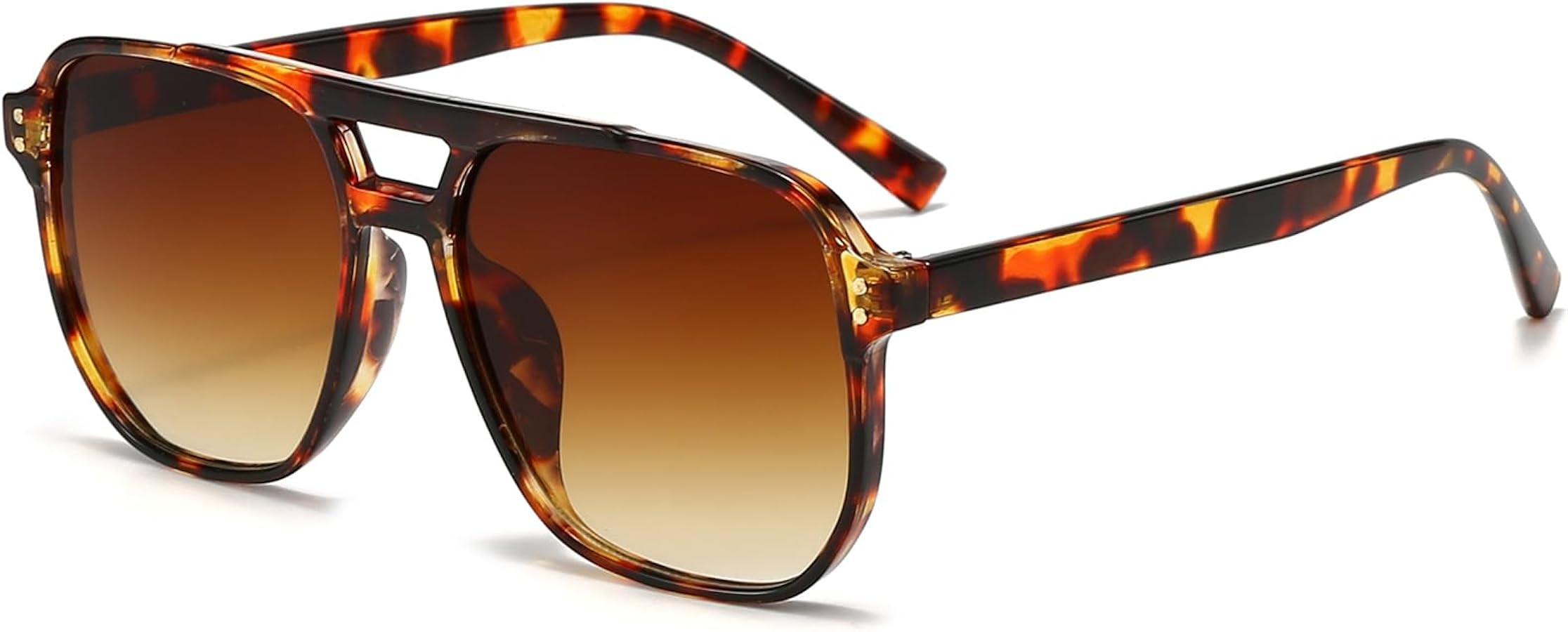 EYLRIM Retro Aviator Sunglasses for Women Men Classic 70s Square Frame Sun Glasses Vintage Shades | Amazon (US)