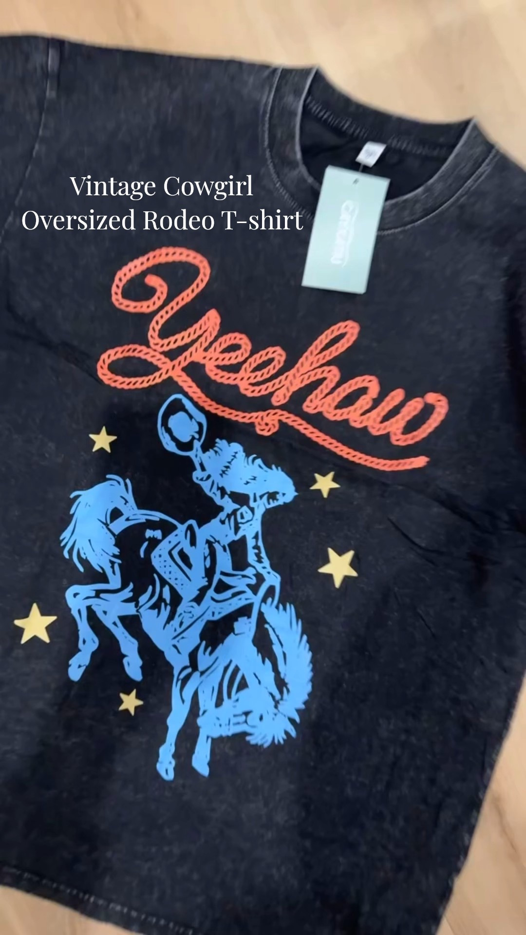 🤠 Vintage cowgirl vibes for UNDER $20?! Yes please.

This oversized rodeo graphic tee from Amazon is giving all the western energy I’m obsessed with right now — super comfy, relaxed fit, and SO easy to style casual with jeans or dressed up with boots + a jacket.

Perfect for everyday wear, concerts, rodeos, or just adding that trendy western touch to your outfits ✨

I sized up to a medium for an extra oversized look — linked here! 👇

#LTKSaleAlert #LTKdayinmylife #LTKootd
