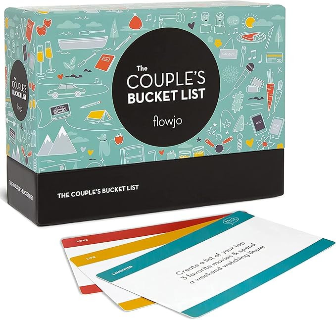 Flowjo Couple's Bucket List - The Couple Games - Couple Cards Date Night Gifts - 100 Romantic & A... | Amazon (US)