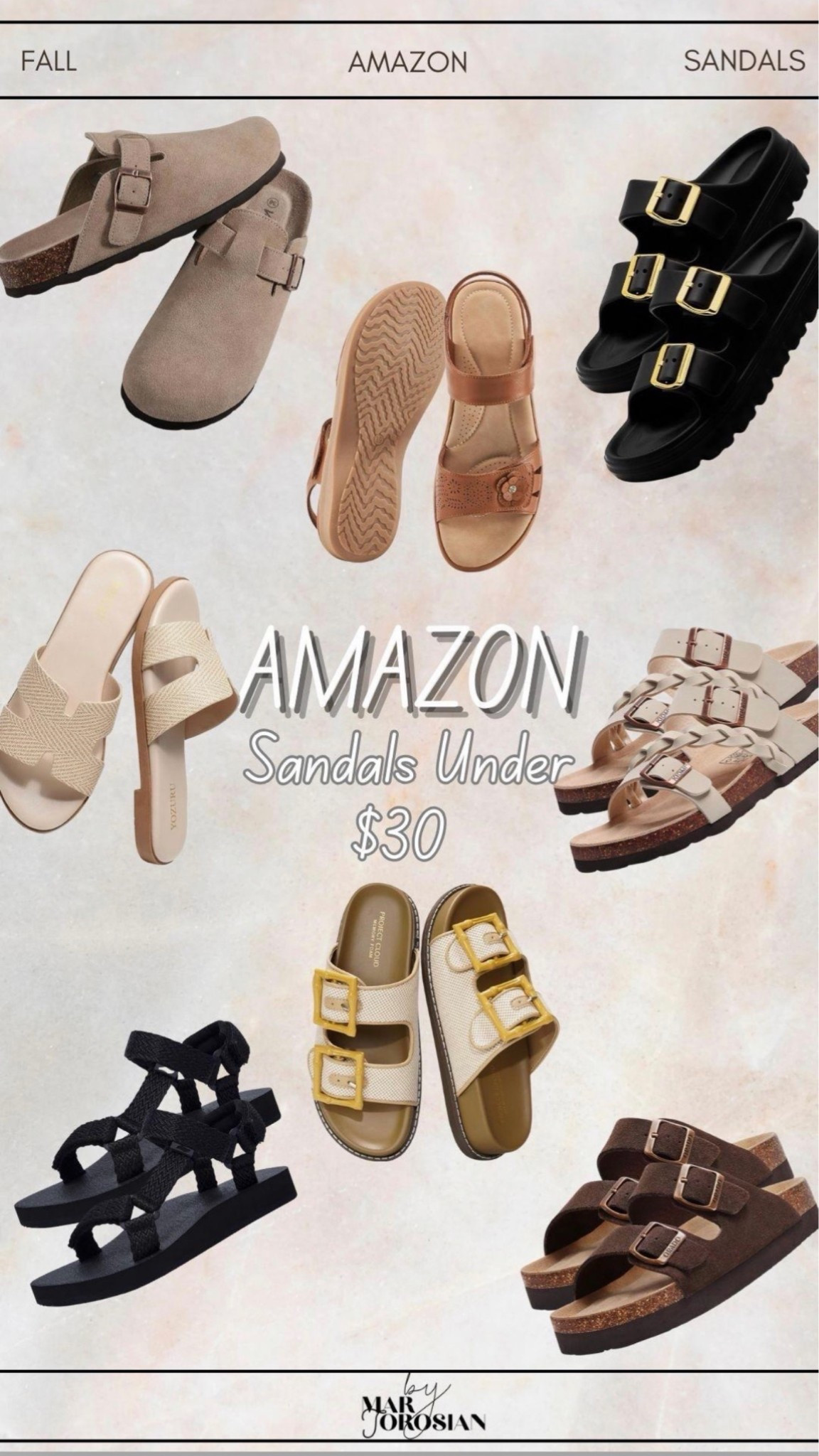 Amazon sandals under $30 - some of the sizes are under $30

#LTKootd #LTKSaleAlert #LTKMidsize