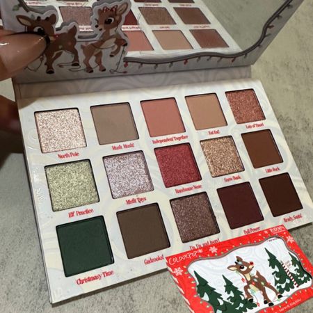 RUDOLPH THE RED-NOSED REINDEER®
Pressed Powder Palette

Get festive with this @colourpop limited-edition palette inspired by the classic Rudolph® television special! 

❤️ Why you’ll luv it – Swipe on a range of green, lavender, red, plum and neutrals in creamy Matte and shimmering Metallic finishes. 

🎄 Why you need it - Features a mix of 15 festive shades to create endless winter wonderland, cheery holiday looks.
Don’t miss out, this palette is a holly jolly good time! ⛄
#cppartner #selfpurchased

#LTKGiftGuide #LTKHolidaySale #LTKfindsunder50
