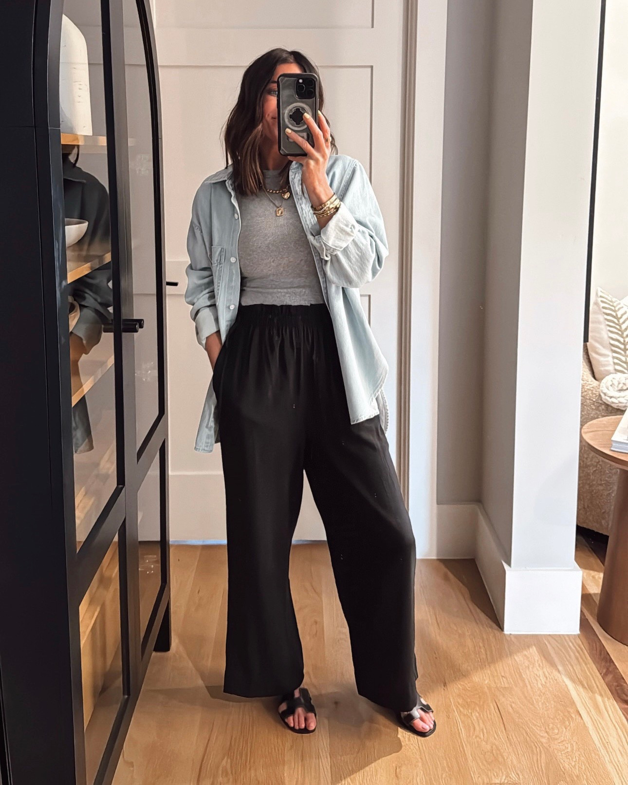 I LOVE this Target chambray top (in size medium), and these pants are so nice, so comfortable, and easy to style! Wearing an XS in the pants. 

#LTKFindsUnder100 #LTKFindsUnder50 #LTKStyleTip