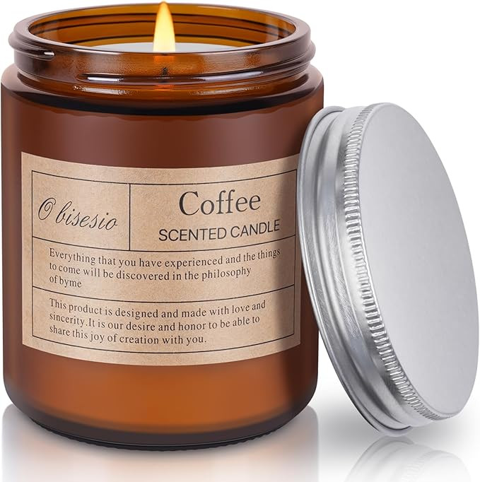 Coffee Scented Candle, Candle for Home Scented, Fall Scented Candle, Halloween Candle, Soy Candle... | Amazon (US)