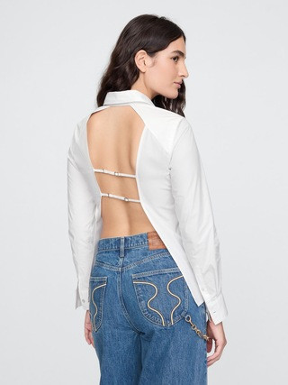 Gap × Cult Gaia Backless Classic Shirt | Gap (US)