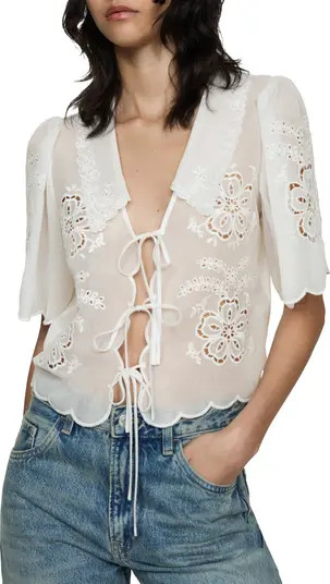 Kash Tie Front Top | Nordstrom