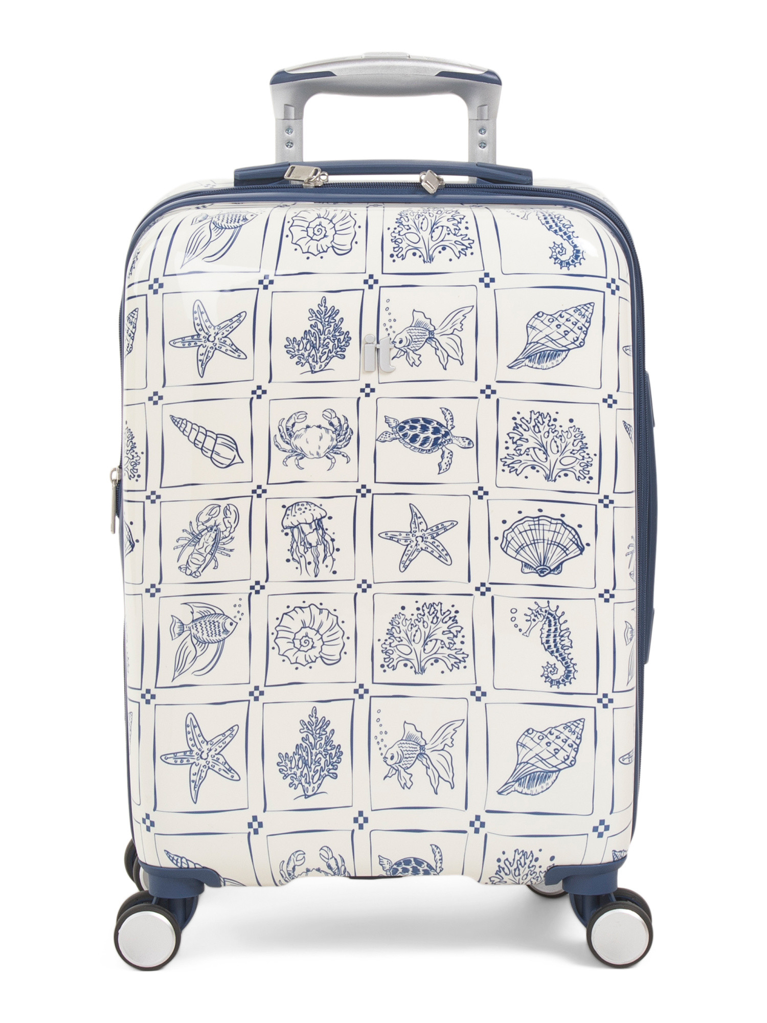 Sealife Stamps Hardside Carry-on And Spinner Luggage Collection | TJ Maxx