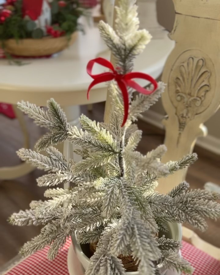 Small trees are a fun way to decorate for the Christmas and winter season .

#LTKSeasonal #LTKStyleTip #LTKHome