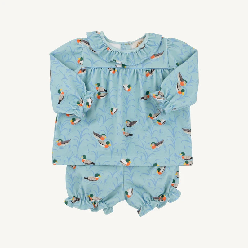 Bon Air Bloomer Set - Fine Weather For Ducks & Sarasota Sky | The Beaufort Bonnet Company